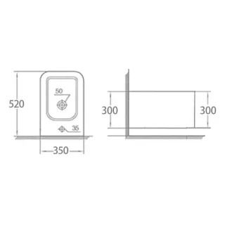 Биде подвесное Boheme Mane 970-BDT-W белый глянец